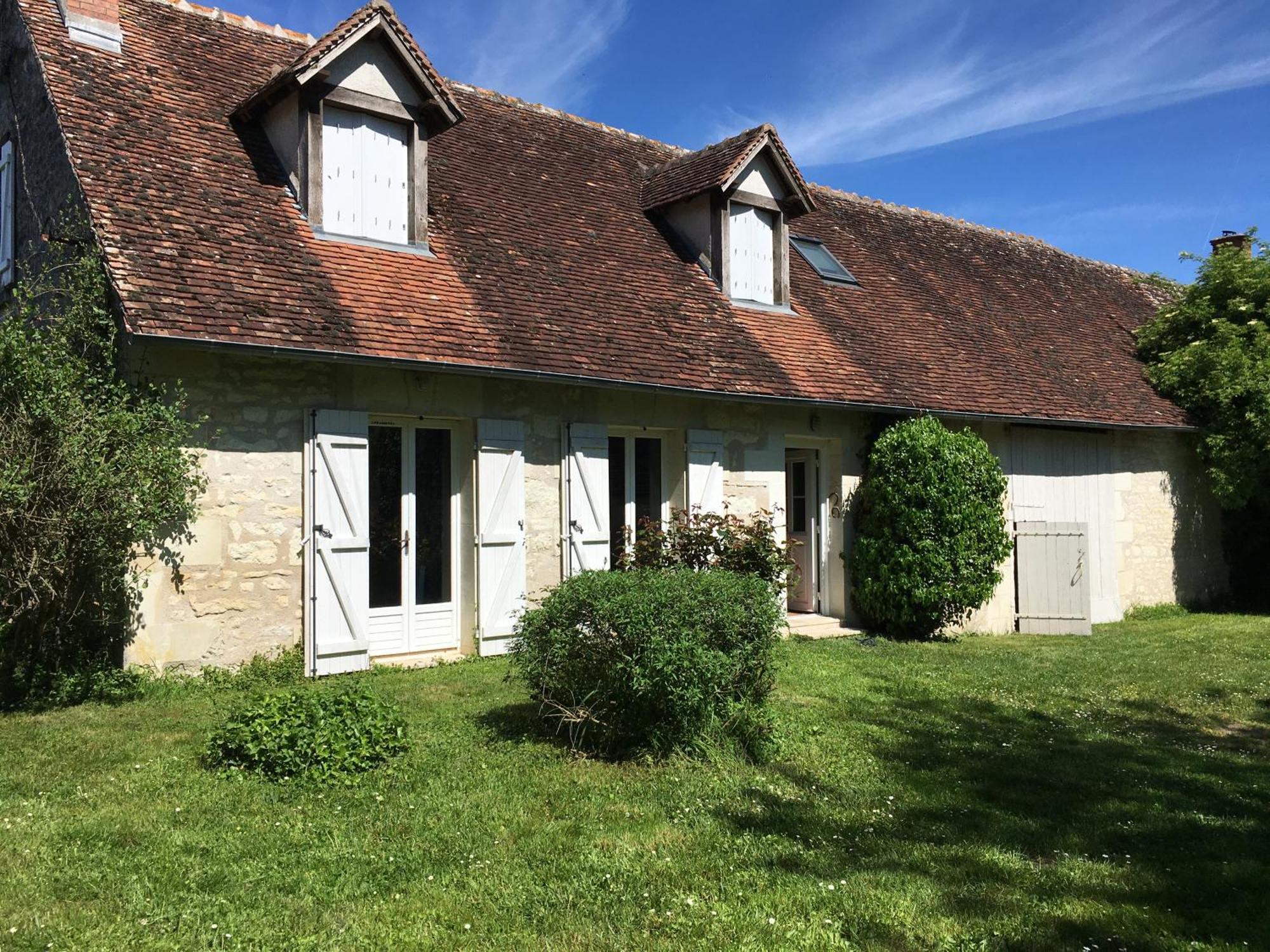 Longere Avec Piscine Couffy Exterior foto